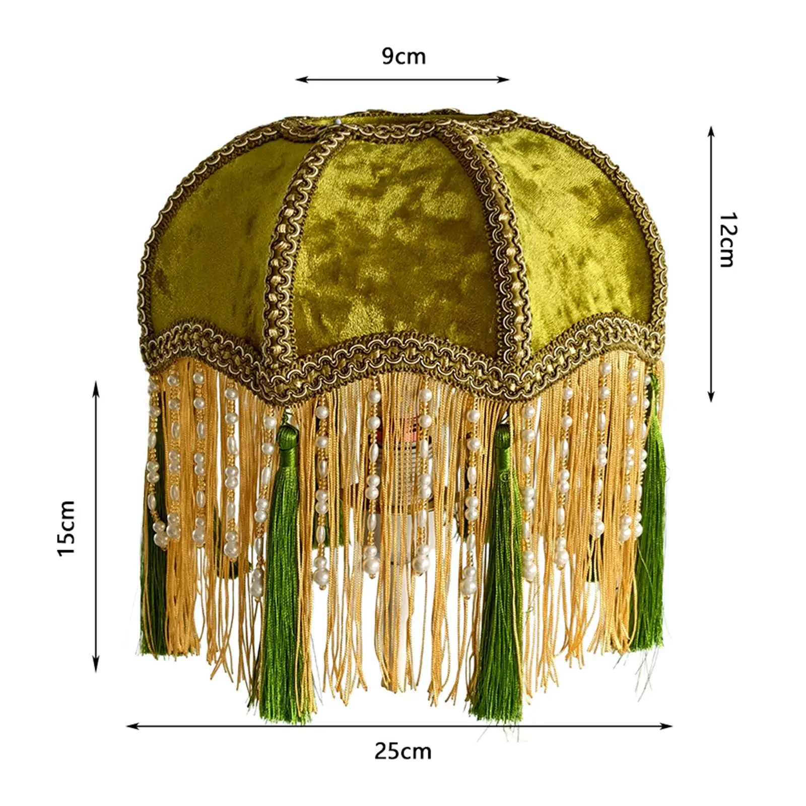 Velvet Table Lamp Shade Olive Green Desk Lamp Cover Tassel Lampshade Light Cover for Farmhouse Home Living Room Restaurant Decor
Velvet Table Lamp Shade Olive Green Desk Lamp Cover Tassel Lampshade Light Cover for Farmhouse Home Living Room Restaurant Decor