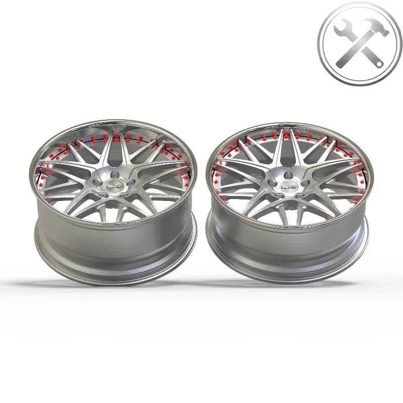 2-piece Custom Wheels Forged Aluminium Alloy Wheels for Passenger Car Wheels 18/19/20/21/22/23/24 Inch Color Size Customized Aut
2-piece Custom Wheels Forged Aluminium Alloy Wheels for Passenger Car Wheels 18/19/20/21/22/23/24 Inch Color Size Customized Aut