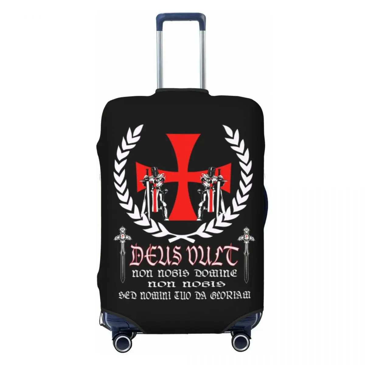 Custom Knights Templar Medieval Warrior Travel Luggage Cover Elastic Catholic Cross Suitcase Cover Protector Fit 18-32 Inch
Custom Knights Templar Medieval Warrior Travel Luggage Cover Elastic Catholic Cross Suitcase Cover Protector Fit 18-32 Inch