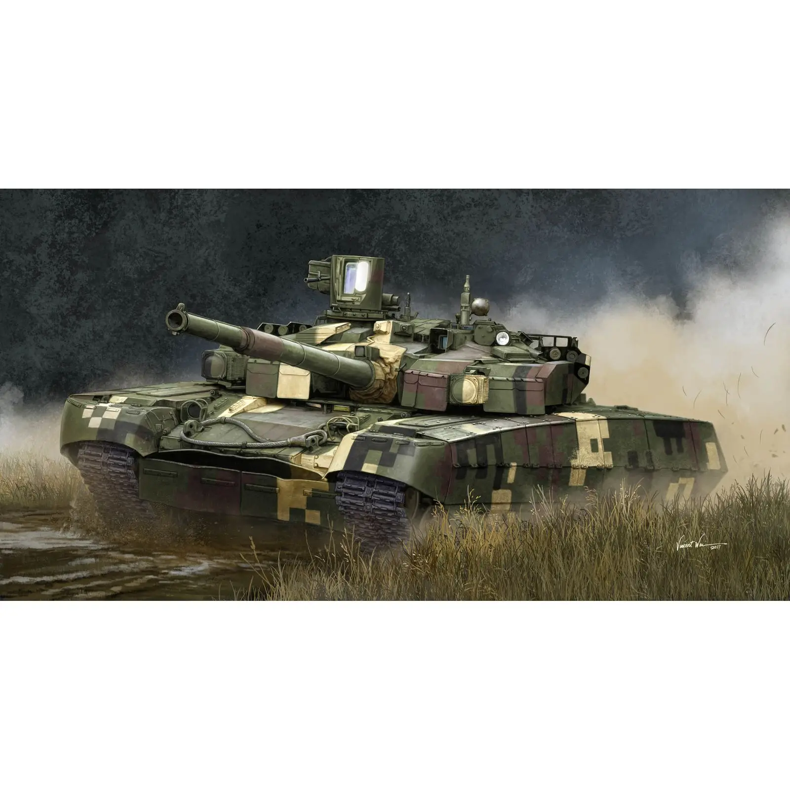 Trumpeter 09512 1/35 Ukrainian T-84BM Oplot Main Battle Tank - Scale Model Kit
Trumpeter 09512 1/35 Ukrainian T-84BM Oplot Main Battle Tank - Scale Model Kit