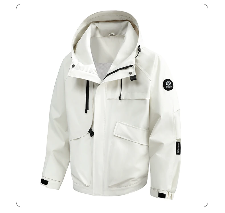 Jacket Workwear Waterproof Windproof Streetwear Coat for Hiking Camping Fishing Trendy Youth Outdoor Spring/Fall Fashion
Jacket Workwear Waterproof Windproof Streetwear Coat for Hiking Camping Fishing Trendy Youth Outdoor Spring/Fall Fashion