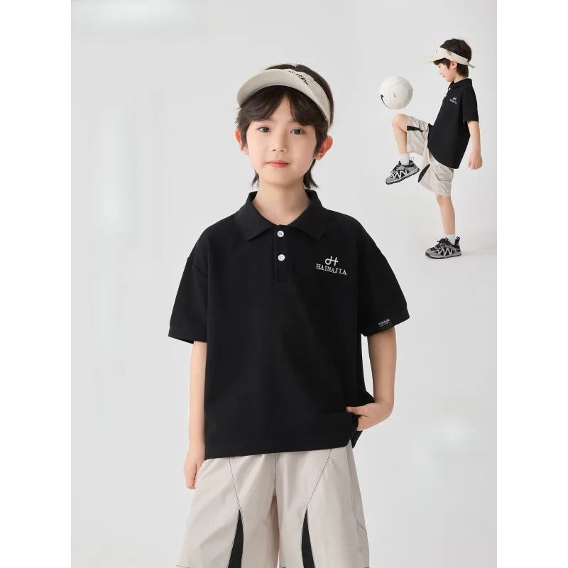3-12New Summer Short-Sleeve Shirt BoysTLightweight collared shirt
3-12New Summer Short-Sleeve Shirt BoysTLightweight collared shirt