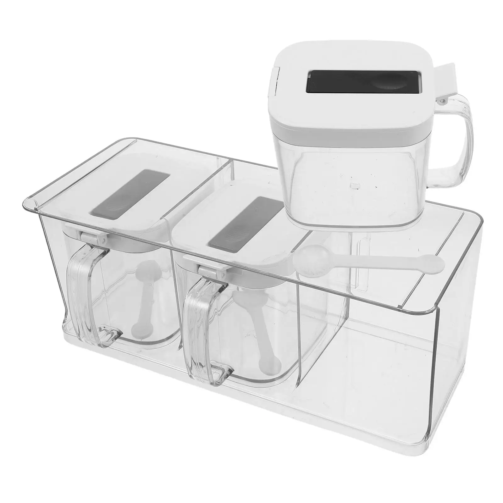Transparent Kitchen Seasoning Box Spice Storage Containers Acrylic Condiment Jars Clear Spice Organizer Salt Holder Lid Airtight
Transparent Kitchen Seasoning Box Spice Storage Containers Acrylic Condiment Jars Clear Spice Organizer Salt Holder Lid Airtight