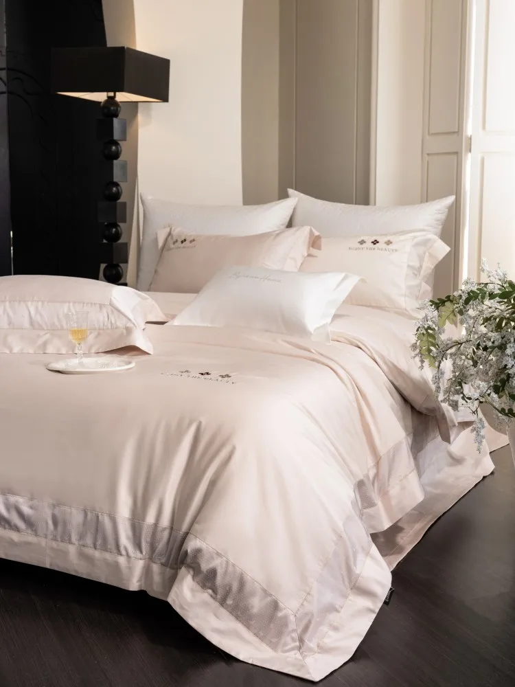 Modern Blush Duvet Cover & Bed Sheets Full Set 100% Cotton Bedding Set Soft Smooth Bed Linen King Queen Size 4Pcs
Modern Blush Duvet Cover & Bed Sheets Full Set 100% Cotton Bedding Set Soft Smooth Bed Linen King Queen Size 4Pcs