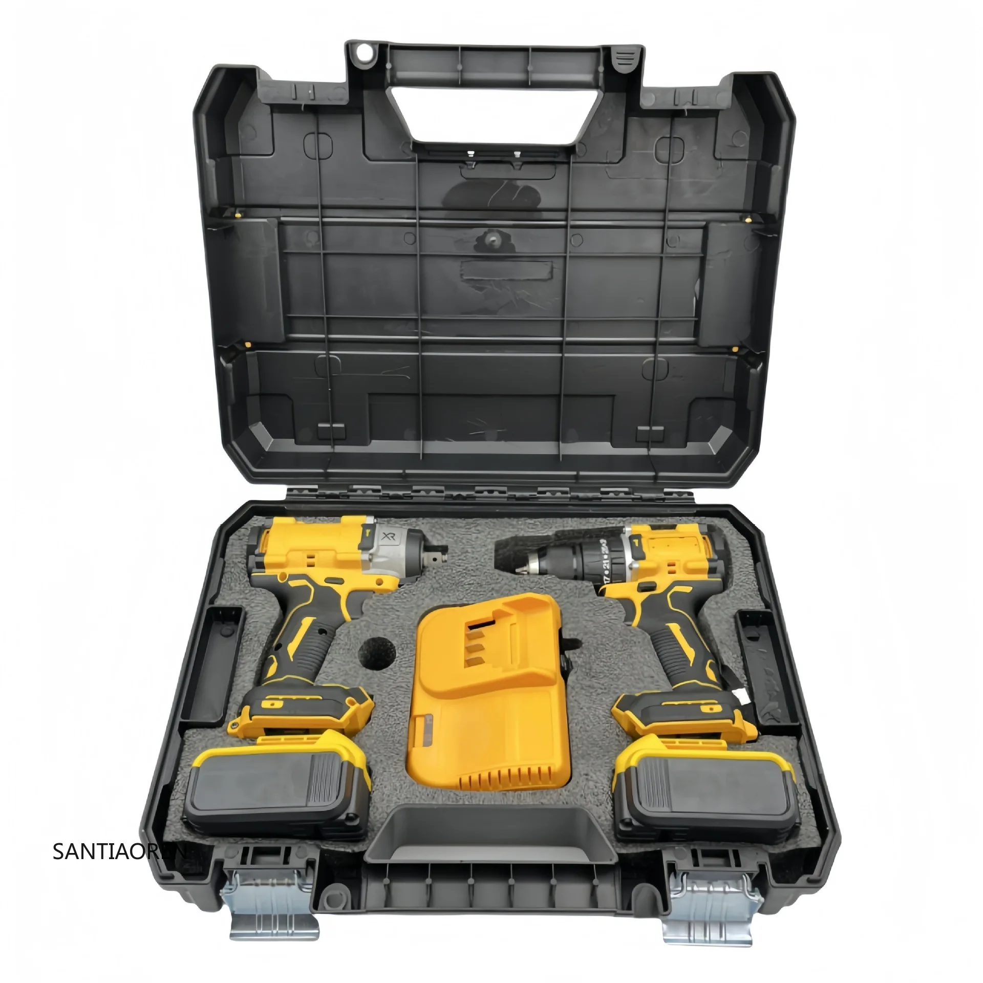20252-Piece Electric Cordless Brushless Impact Drill Wrench Set Variable Speed Industrial Tools with Lithium Battery Power
20252-Piece Electric Cordless Brushless Impact Drill Wrench Set Variable Speed Industrial Tools with Lithium Battery Power