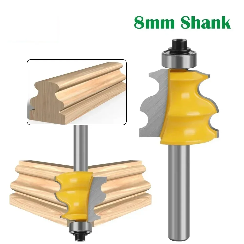 1PC 8MM Shank Milling Cutter Wood Carving Line Router Bit Architectural Molding Woodworking Tenon Milling Cutter Wood Machine
1PC 8MM Shank Milling Cutter Wood Carving Line Router Bit Architectural Molding Woodworking Tenon Milling Cutter Wood Machine