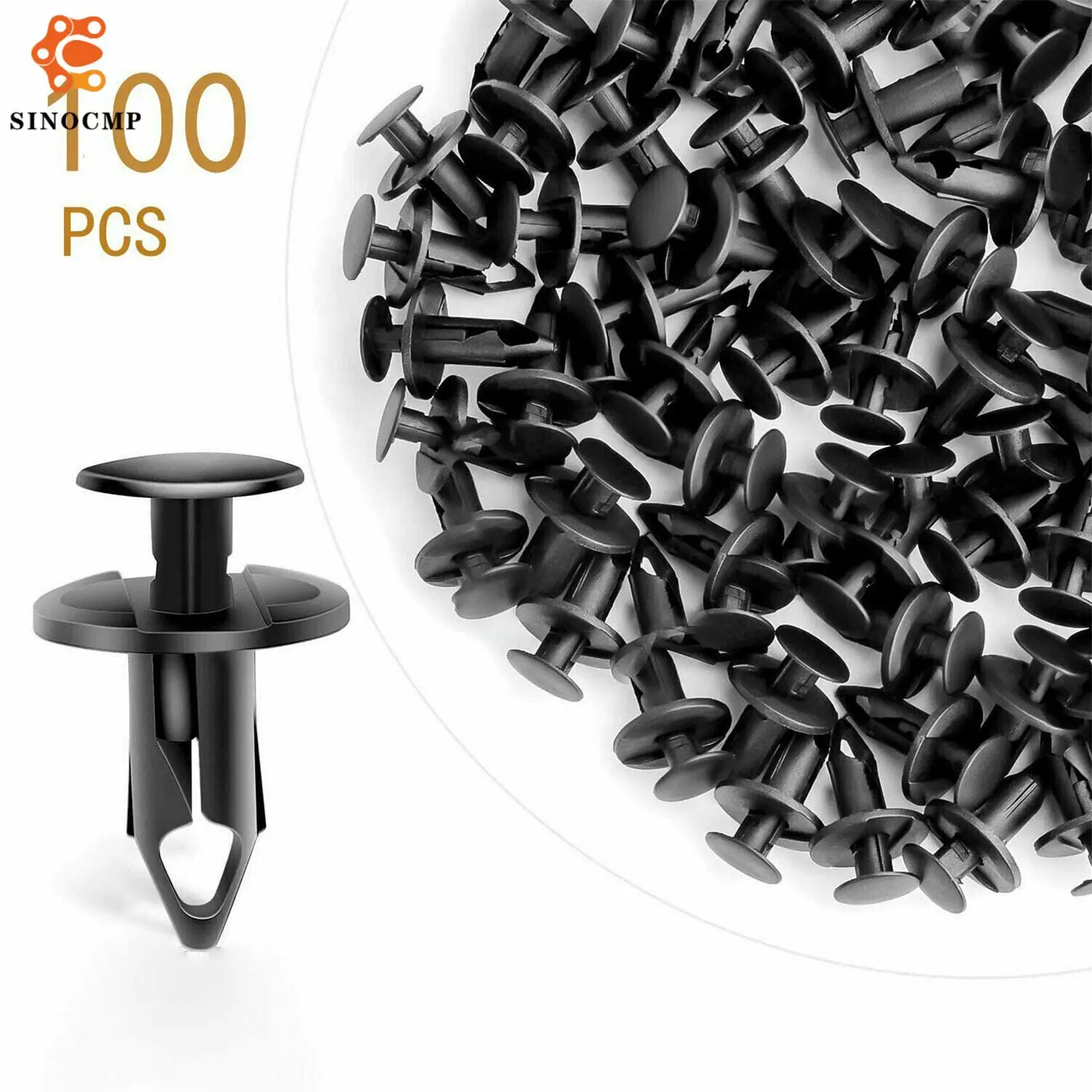 100Pcs Universal 8mm Fastener Clips Bumper Clips Retainer Auto Car Plastic Rivets Fastener Fender Push Guard Rivet Fastener Clip
100Pcs Universal 8mm Fastener Clips Bumper Clips Retainer Auto Car Plastic Rivets Fastener Fender Push Guard Rivet Fastener Clip