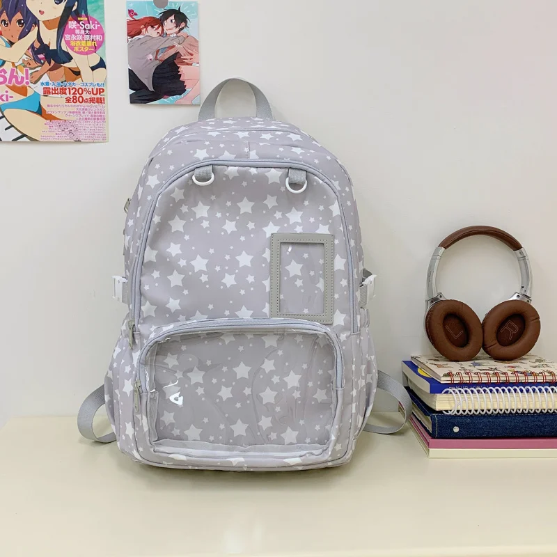 Star Backpack Pain Bag for Middle School Girls Large Capacity Student School Backpack High Appearance Lightweight Backpack for E
Star Backpack Pain Bag for Middle School Girls Large Capacity Student School Backpack High Appearance Lightweight Backpack for E