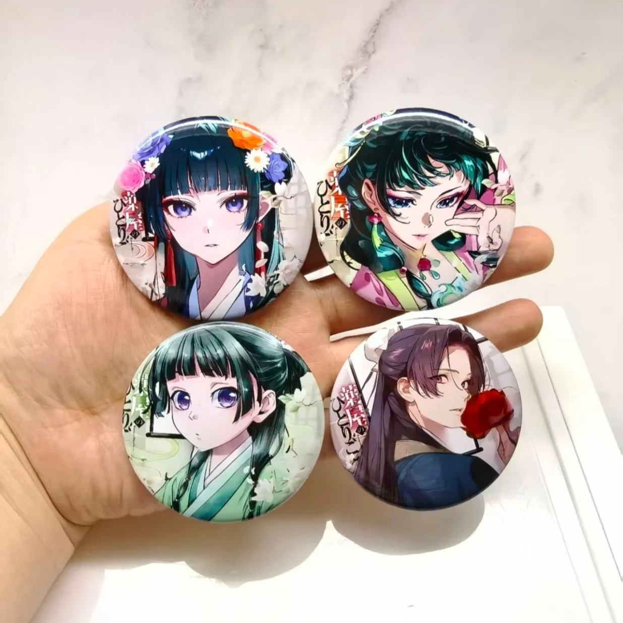 58mm Anime The Apothecary Diaries Tinplate Brooch MaoMao Jinshi Button Pin Manga Girl Badge Backpack Decor Fans Collection Gifts
58mm Anime The Apothecary Diaries Tinplate Brooch MaoMao Jinshi Button Pin Manga Girl Badge Backpack Decor Fans Collection Gifts