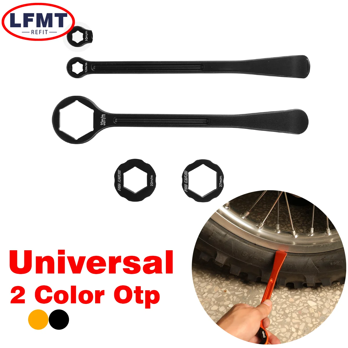 Universal Motorcycle Tire Spoon Axle Installation Tool Tyre Lever Wrench For KTM 50cc-1290cc 2004-2023 For HONDA YAMAHA SUZUKI
Universal Motorcycle Tire Spoon Axle Installation Tool Tyre Lever Wrench For KTM 50cc-1290cc 2004-2023 For HONDA YAMAHA SUZUKI