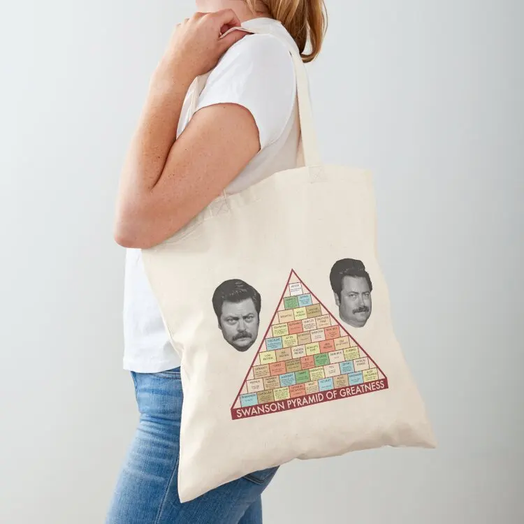 Swanson Pyramid of Greatness Tote Bag Reusable bags sac pour femme Customizable tote bag Lady bags
Swanson Pyramid of Greatness Tote Bag Reusable bags sac pour femme Customizable tote bag Lady bags