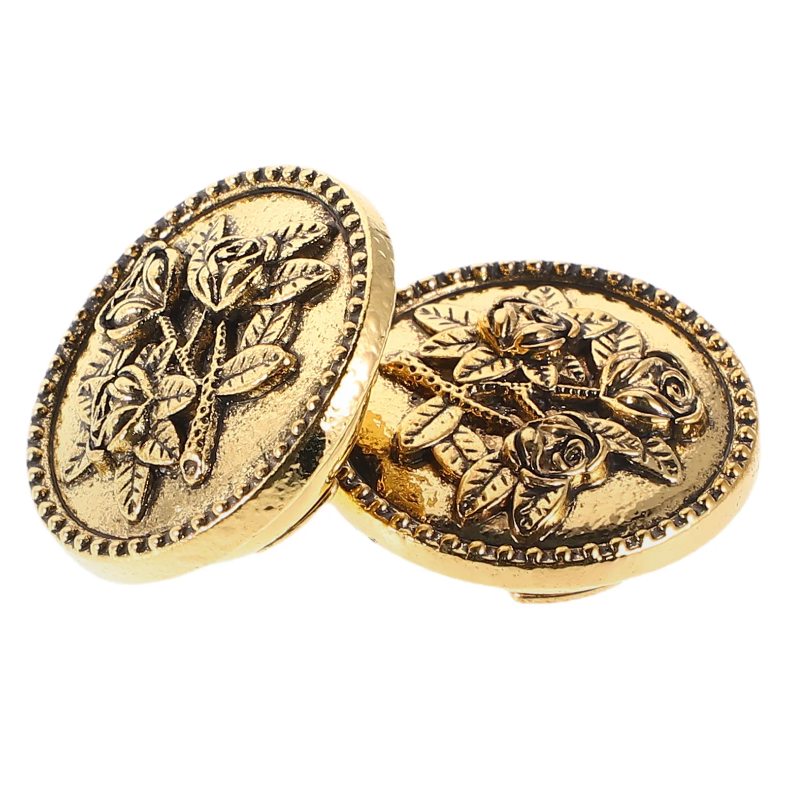 2Pcs Shirt Button Covers Vintage Rose Design Elegant Cufflinks Accessories for Formal Wear Decorative Button Jewelry for Men and
2Pcs Shirt Button Covers Vintage Rose Design Elegant Cufflinks Accessories for Formal Wear Decorative Button Jewelry for Men and