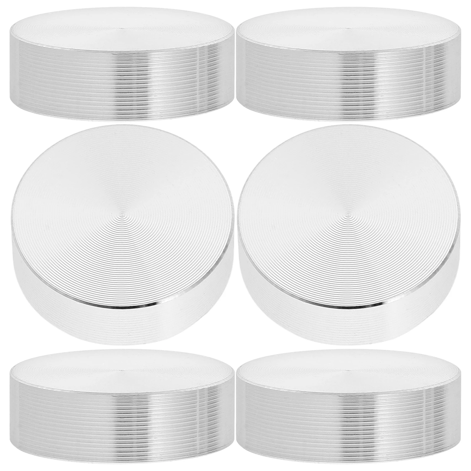 6pcs Aluminum Alloy Discs Round Silver Cake Tea Table Accessories Circle Glass Tops Adapter Furniture Legs Home Decor
6pcs Aluminum Alloy Discs Round Silver Cake Tea Table Accessories Circle Glass Tops Adapter Furniture Legs Home Decor