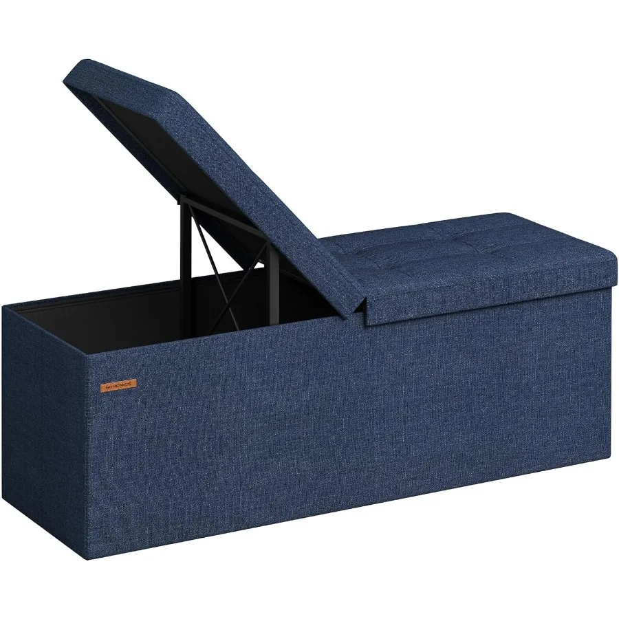 SONGMICS Складная скамья для хранения вещей 15 x 43 x 15 дюймов с откидной крышкой, грузоподъемность 660 фунтов для прихожей, гостиной
SONGMICS Складная скамья для хранения вещей 15 x 43 x 15 дюймов с откидной крышкой, грузоподъемность 660 фунтов для прихожей, гостиной