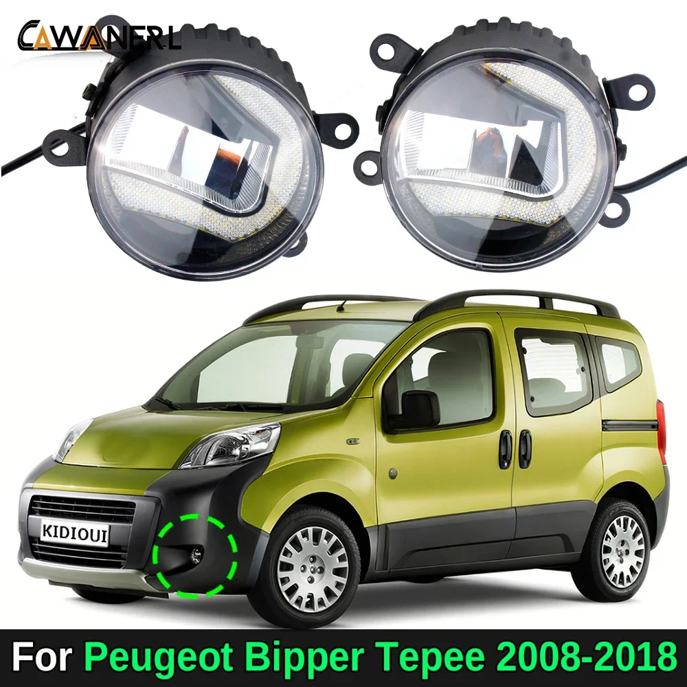 1 Pair Canbus Car Front LED Fog Lamp Assembly Daytime Running Light DRL 30W For Peugeot Bipper Tepee 2008-2018
1 Pair Canbus Car Front LED Fog Lamp Assembly Daytime Running Light DRL 30W For Peugeot Bipper Tepee 2008-2018