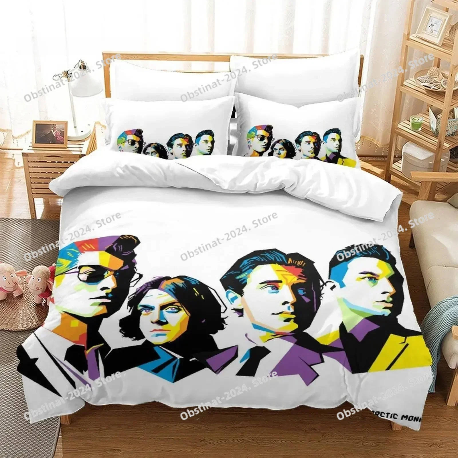 Fashion Arctic Monkeys Bedding Set Printed single Comforter Quilt Bed Cover Duvet Cover Pillow Case 3 Pieces Set Kids Adult Size
Fashion Arctic Monkeys Bedding Set Printed single Comforter Quilt Bed Cover Duvet Cover Pillow Case 3 Pieces Set Kids Adult Size