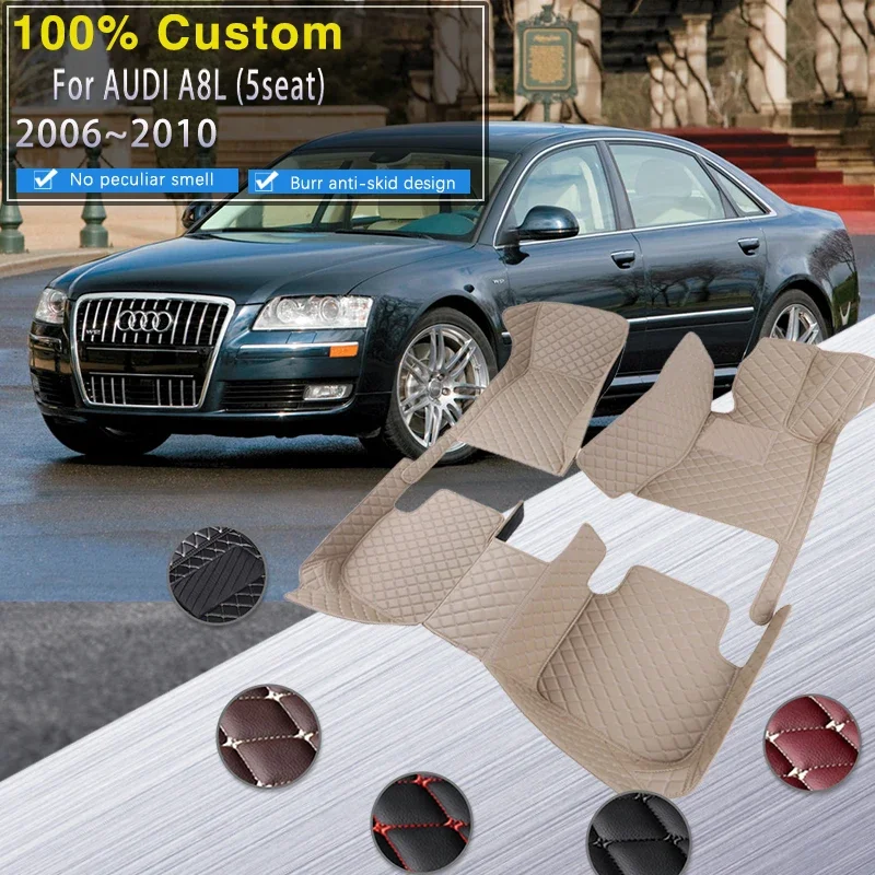 Качественные автомобильные коврики для AUDI A8L D3 4E W12 5seat 2006 ~ 2010, противогрязевые коврики, кожаные напольные коврики, коврики, внутренние детали автомобиля Acce
Качественные автомобильные коврики для AUDI A8L D3 4E W12 5seat 2006 ~ 2010, противогрязевые коврики, кожаные напольные коврики, коврики, внутренние детали автомобиля Acce