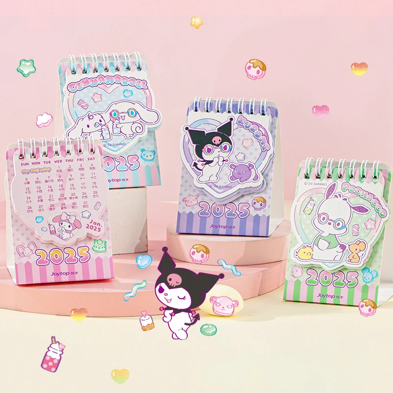 Sanrio 2025 Mini Cute Cartoon 4pcs Desk Calendar High-Quality Student Kuromi Desktop Calendar Stand
Sanrio 2025 Mini Cute Cartoon 4pcs Desk Calendar High-Quality Student Kuromi Desktop Calendar Stand