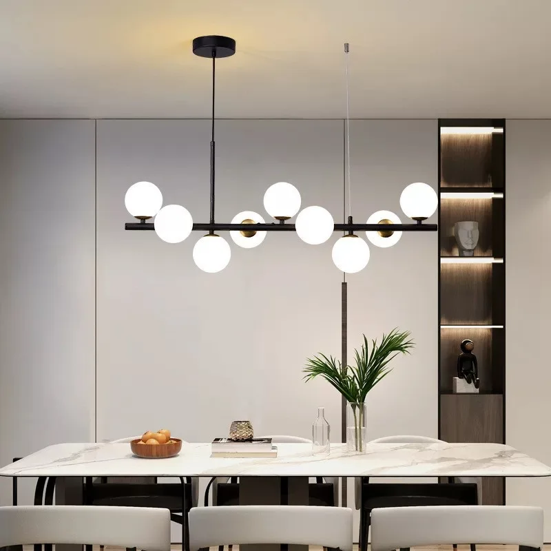 Nordic Magic Bean Molecule Restaurant Chandelier Personalized Art Living Room Dining Table Bar Pendant Lamp LED Long Strip Light
Nordic Magic Bean Molecule Restaurant Chandelier Personalized Art Living Room Dining Table Bar Pendant Lamp LED Long Strip Light