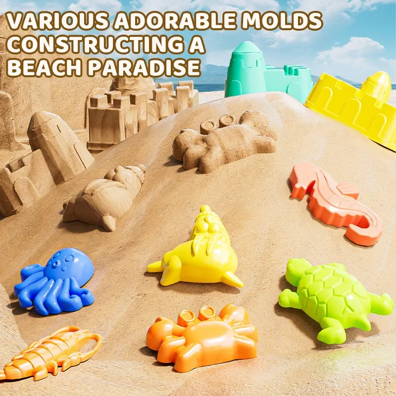 Beach Toy Set for Kids Sand Wheel Sand Bucket Scooter Shovel Rake Sailboat Cute Molds Outdoor Sandbox Sand Toys
Beach Toy Set for Kids Sand Wheel Sand Bucket Scooter Shovel Rake Sailboat Cute Molds Outdoor Sandbox Sand Toys