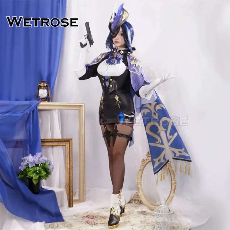 【Wetrose】In Stock Clorinde Cosplay Costume Genshin Impact Fontaine Clorinde Full Set Wig Halloween Woman
【Wetrose】In Stock Clorinde Cosplay Costume Genshin Impact Fontaine Clorinde Full Set Wig Halloween Woman