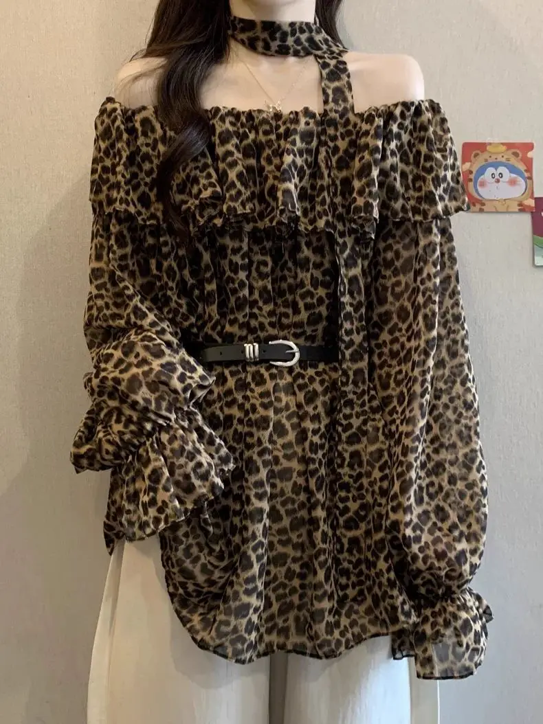 Женская повседневная рубашка больших размеров с длинным рукавом, весенне-осенняя, с леопардовым принтом, свободного кроя, удобная, дышащая, с эффектом похудения, топ
Женская повседневная рубашка больших размеров с длинным рукавом, весенне-осенняя, с леопардовым принтом, свободного кроя, удобная, дышащая, с эффектом похудения, топ