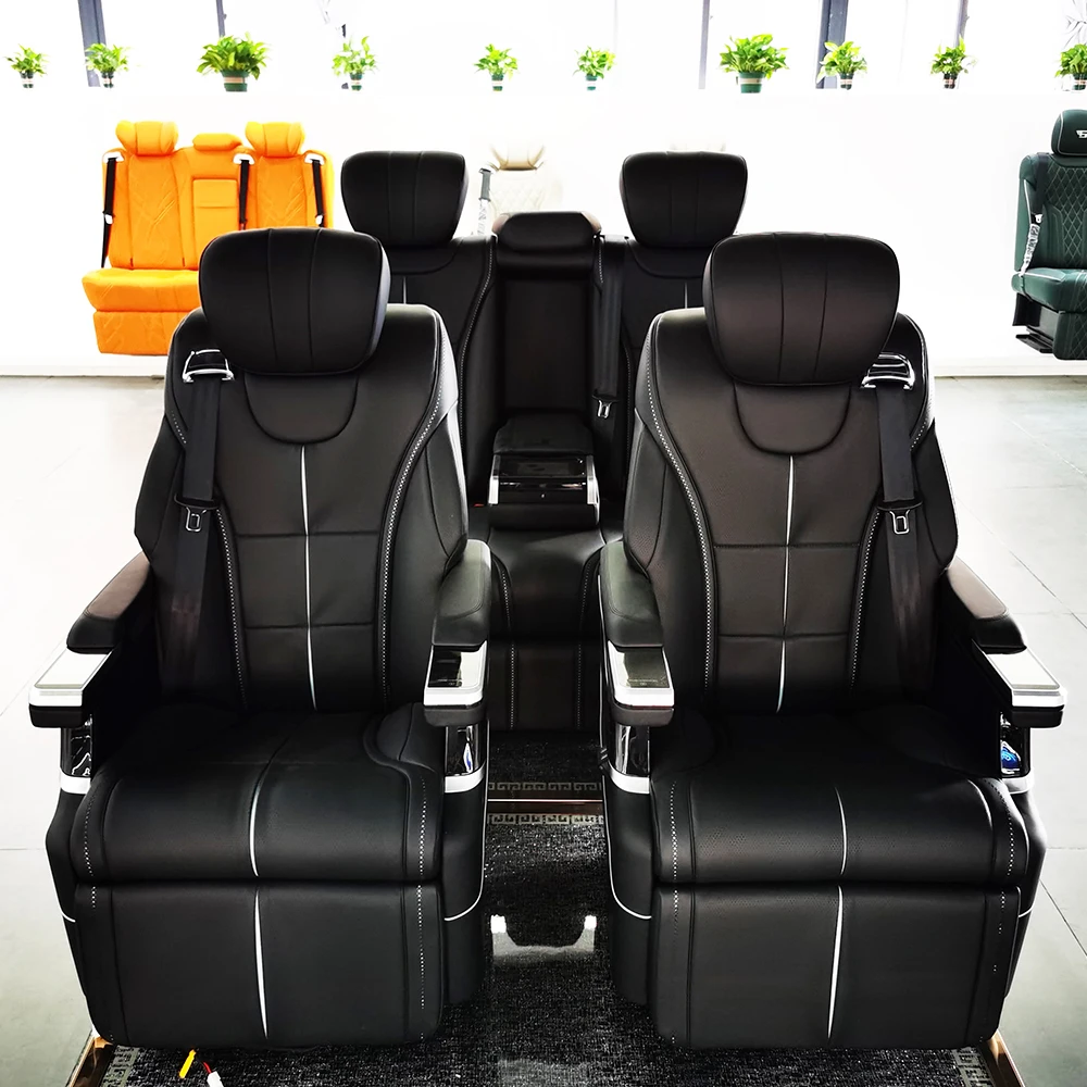 Higher Class Auto Conversion Electric Car Chair Luxury VIP Seats Middle & Rear Van Seat Kit
Higher Class Auto Conversion Electric Car Chair Luxury VIP Seats Middle & Rear Van Seat Kit