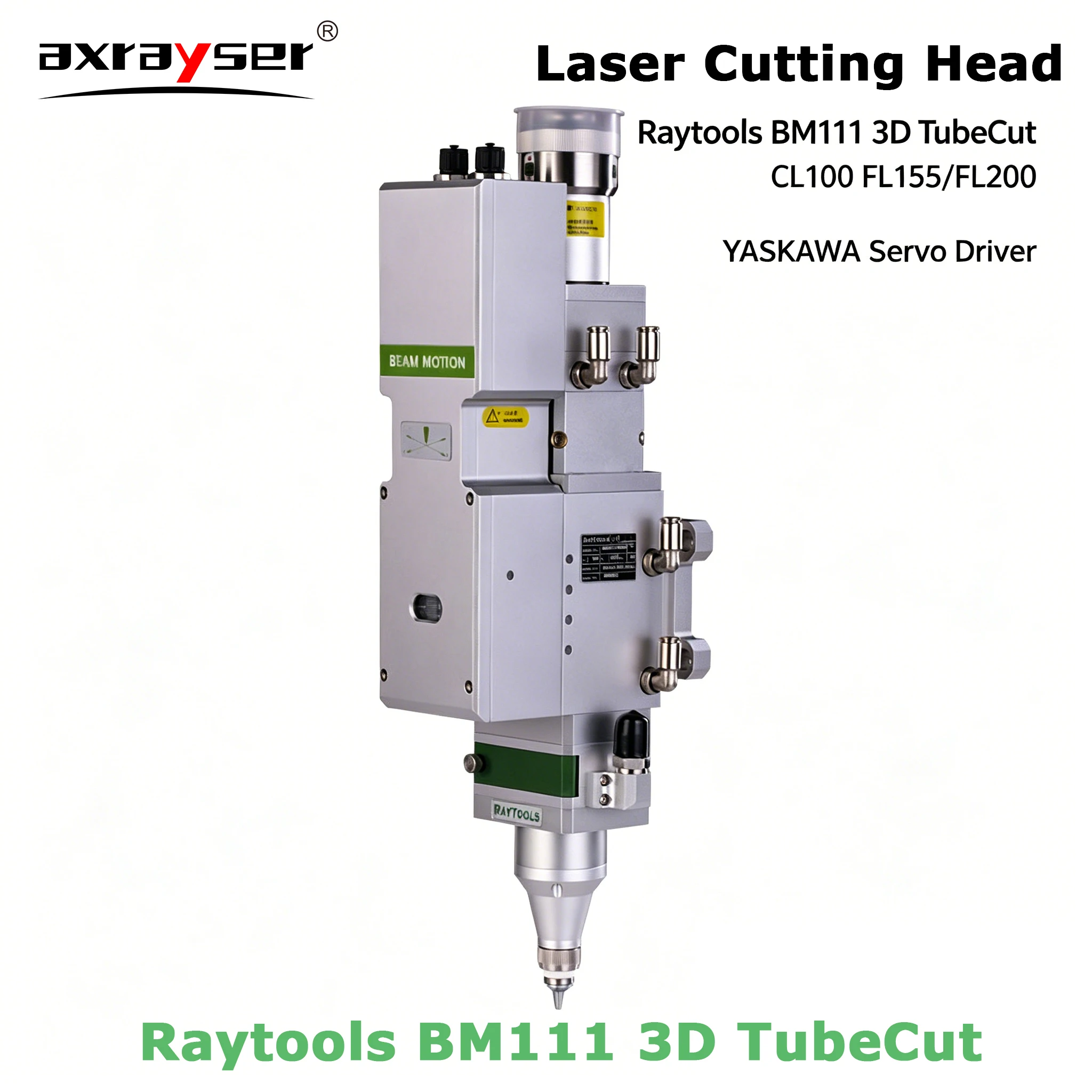 Original Raytools BM111 3D TubeCut Laser Cutting Head YASKAWA Servo Driver High Performance Auto Focus 3300w F155 F200
Original Raytools BM111 3D TubeCut Laser Cutting Head YASKAWA Servo Driver High Performance Auto Focus 3300w F155 F200