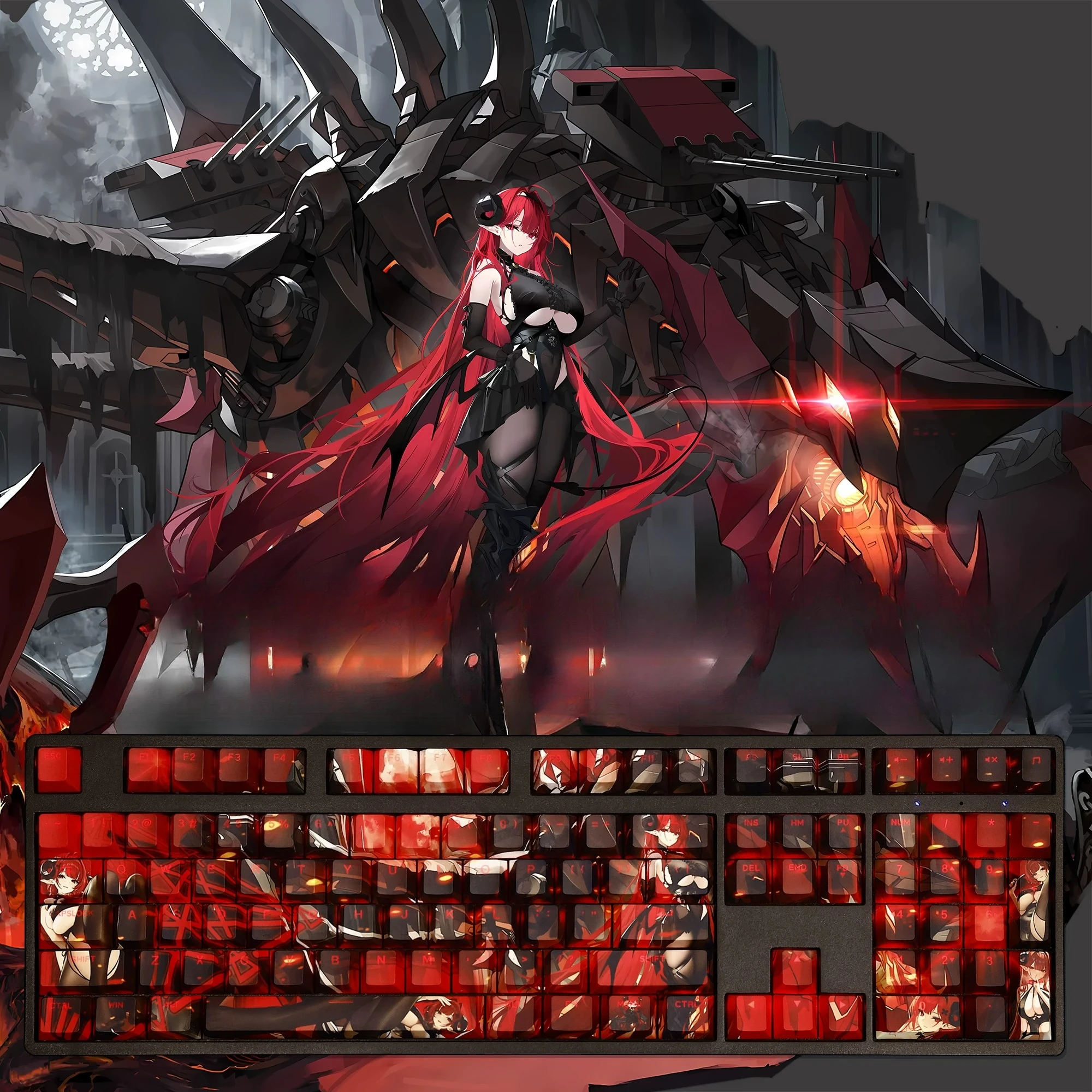 108 Keys Set Hindenburg Azur Lane Cute Sexy Girl PBT Keycaps Cherry Height for MX Switch Mechanical Keyboard Game Custom
108 Keys Set Hindenburg Azur Lane Cute Sexy Girl PBT Keycaps Cherry Height for MX Switch Mechanical Keyboard Game Custom
