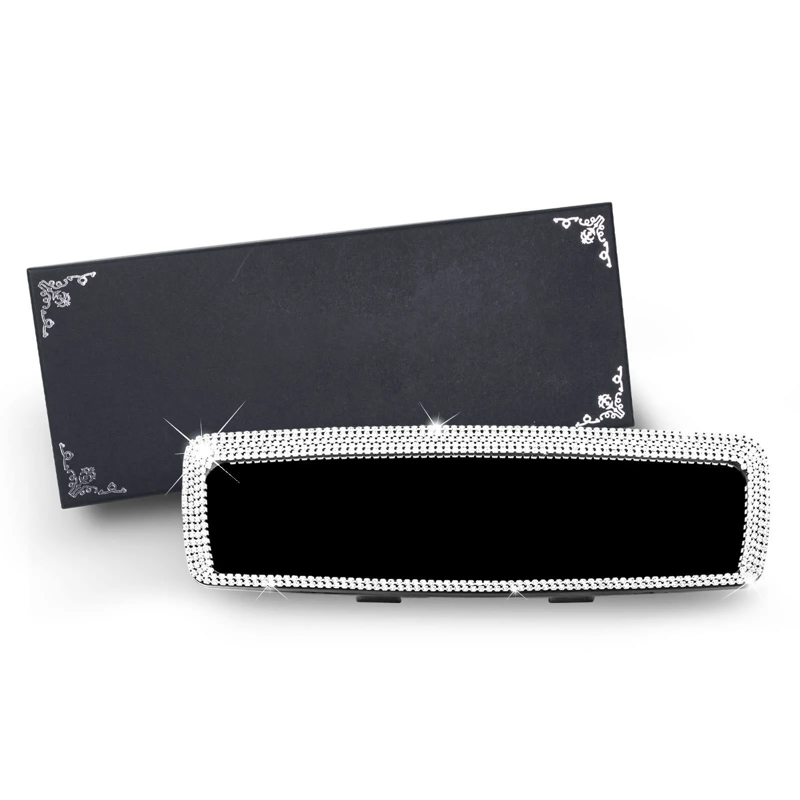 Diamond Car Rearview Mirror Decoration Rhinestones Decorations Car Interior Mirror Universal Bling Luxury Women Car Accessories
Diamond Car Rearview Mirror Decoration Rhinestones Decorations Car Interior Mirror Universal Bling Luxury Women Car Accessories