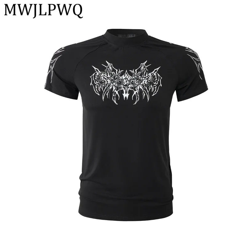 MWJLPWQ Hiphop Summer Short-Sleeve Men Fitness T-Shirt Quick-Dry Sports Sports American-Style Jersey Lyocell Slim Fit Top 16119
MWJLPWQ Hiphop Summer Short-Sleeve Men Fitness T-Shirt Quick-Dry Sports Sports American-Style Jersey Lyocell Slim Fit Top 16119
