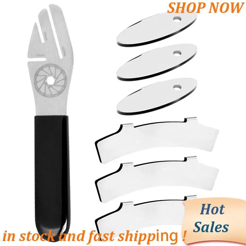 ABVB-7Pcs Bike Disc Brake Correction Wrench Bicycle Brake Rotor Alignment Truing Tool With Disc Brake Pads For MTB Road Bike
ABVB-7Pcs Bike Disc Brake Correction Wrench Bicycle Brake Rotor Alignment Truing Tool With Disc Brake Pads For MTB Road Bike