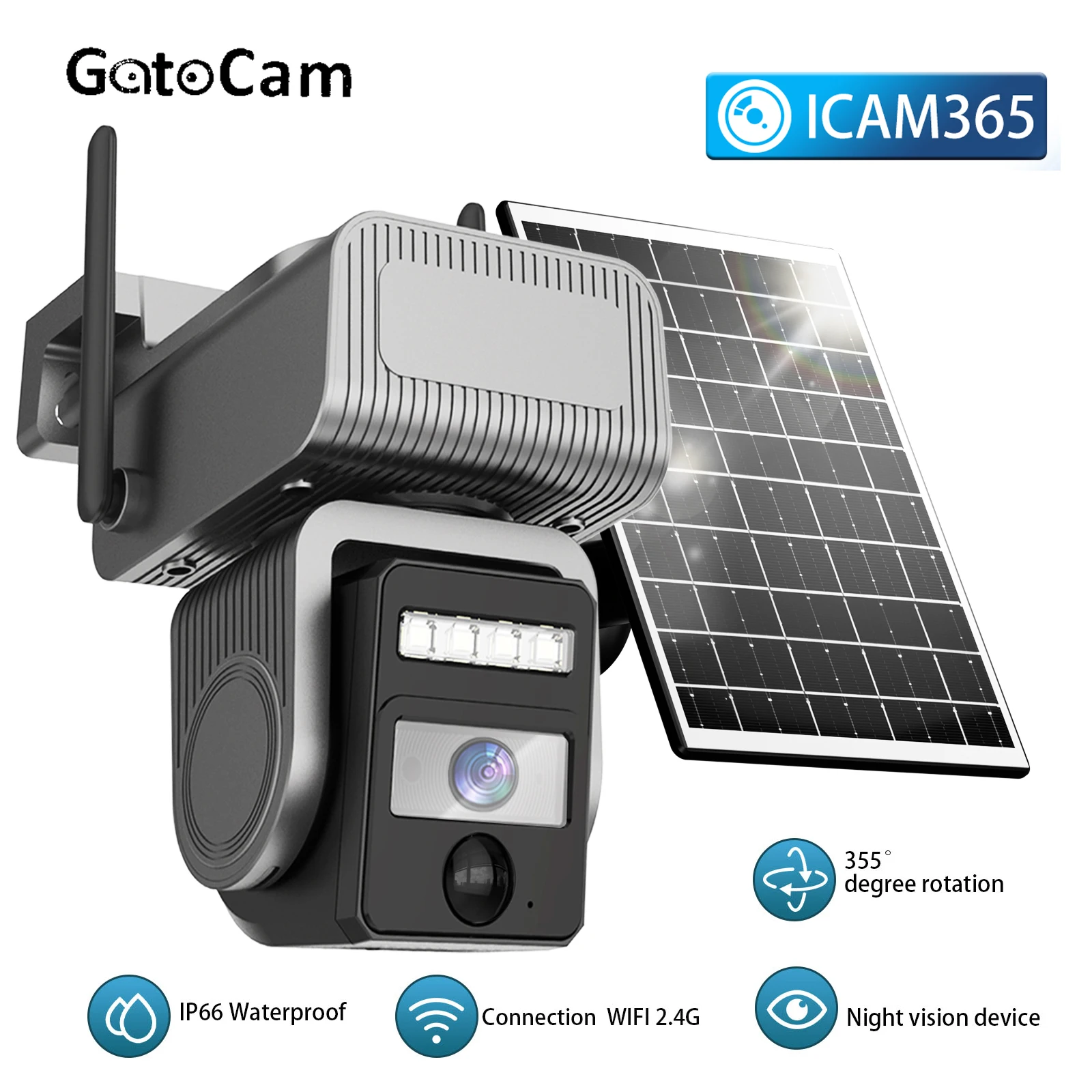 GatoCam солнечная камера безопасности Wi-Fi наружная камера наблюдения камера ночного видения монитор для ребенка водонепроницаемая камера
GatoCam солнечная камера безопасности Wi-Fi наружная камера наблюдения камера ночного видения монитор для ребенка водонепроницаемая камера