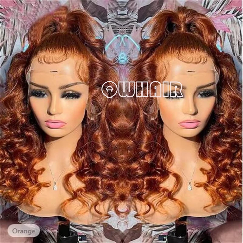 QW Synthetic Hair Ginger Loose Wave Soft 13X4 Lace Front Wig For Women Hair Heat Resistant Fiber Cosplay Daily
QW Synthetic Hair Ginger Loose Wave Soft 13X4 Lace Front Wig For Women Hair Heat Resistant Fiber Cosplay Daily