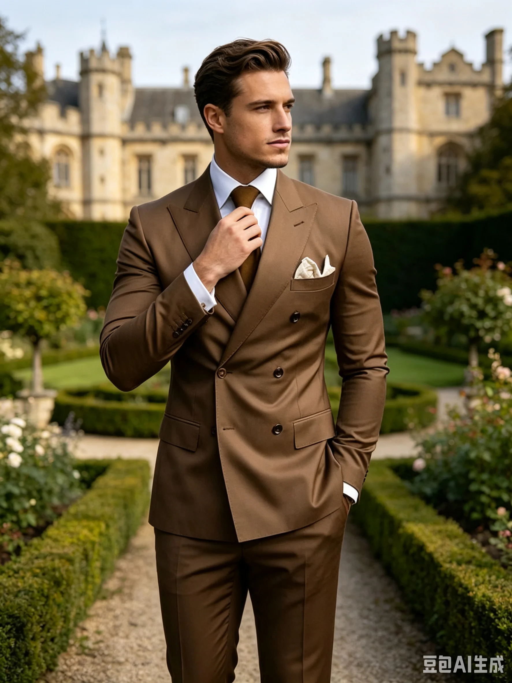 Fashion Brown Men Suits Slim Fit Double Breasted Peak Lapel Blazer Pants 2 Pieces Luxury Business Party Wedding Tuxedos for Men
Fashion Brown Men Suits Slim Fit Double Breasted Peak Lapel Blazer Pants 2 Pieces Luxury Business Party Wedding Tuxedos for Men