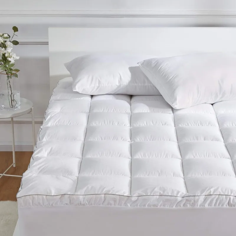 Cotton Mattress Pad, Machine Washable Mattress Protector Cover, Soft Cotton Top Cooling Mattress Topper Fits 8-21 inch 
Cotton Mattress Pad, Machine Washable Mattress Protector Cover, Soft Cotton Top Cooling Mattress Topper Fits 8-21 inch
