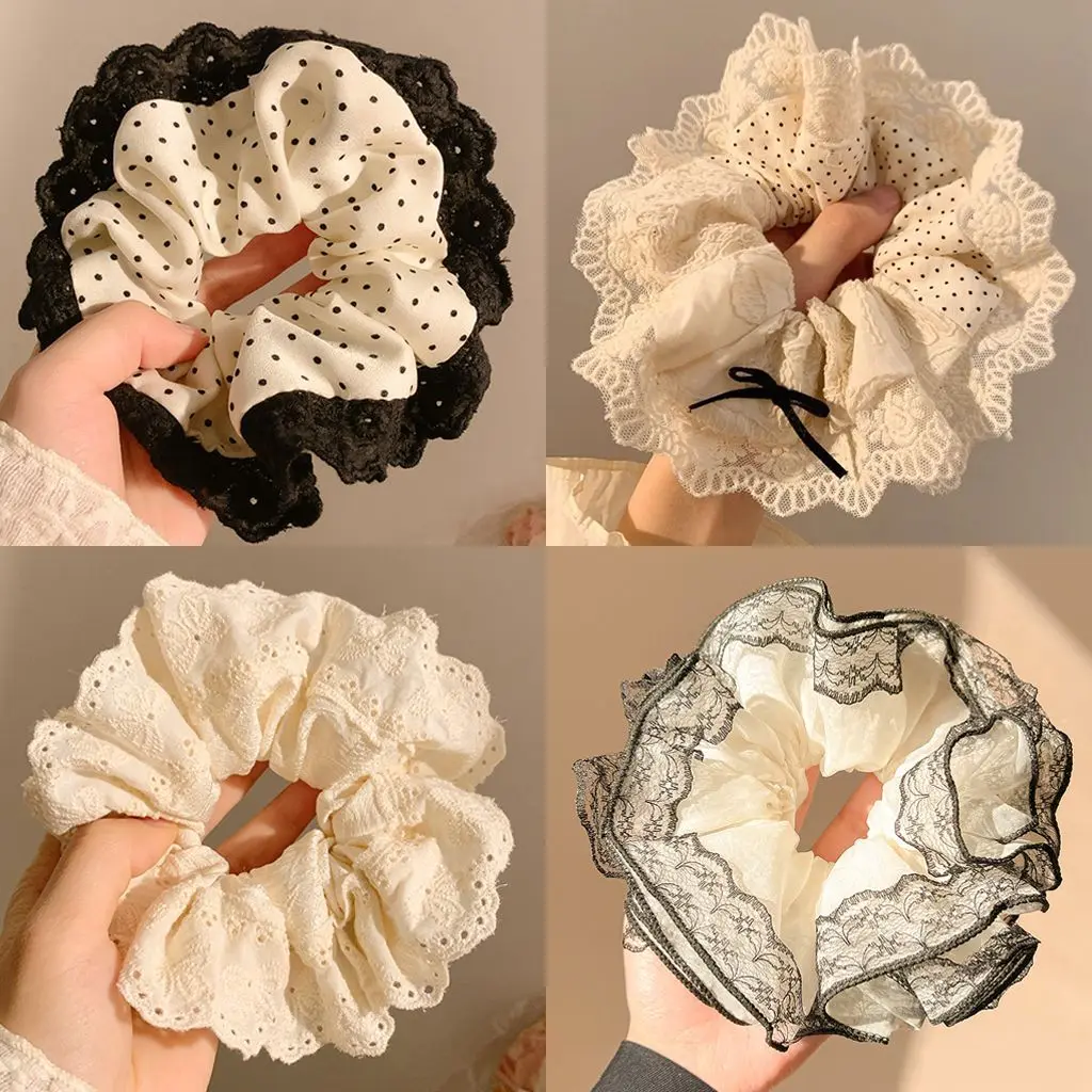 New Women's Lace Polka Dot Rubber Band Ponytail Elastic Hair Accessories Hair Spray Elegant Temperament Decoration Birthday Gift
New Women's Lace Polka Dot Rubber Band Ponytail Elastic Hair Accessories Hair Spray Elegant Temperament Decoration Birthday Gift
