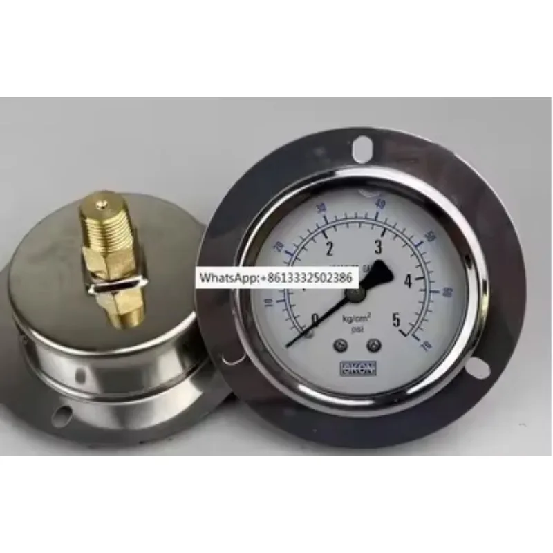 4 шт. осевой ударопрочный манометр YN60ZT для измерения гидравлического давления масла
4 шт. осевой ударопрочный манометр YN60ZT для измерения гидравлического давления масла