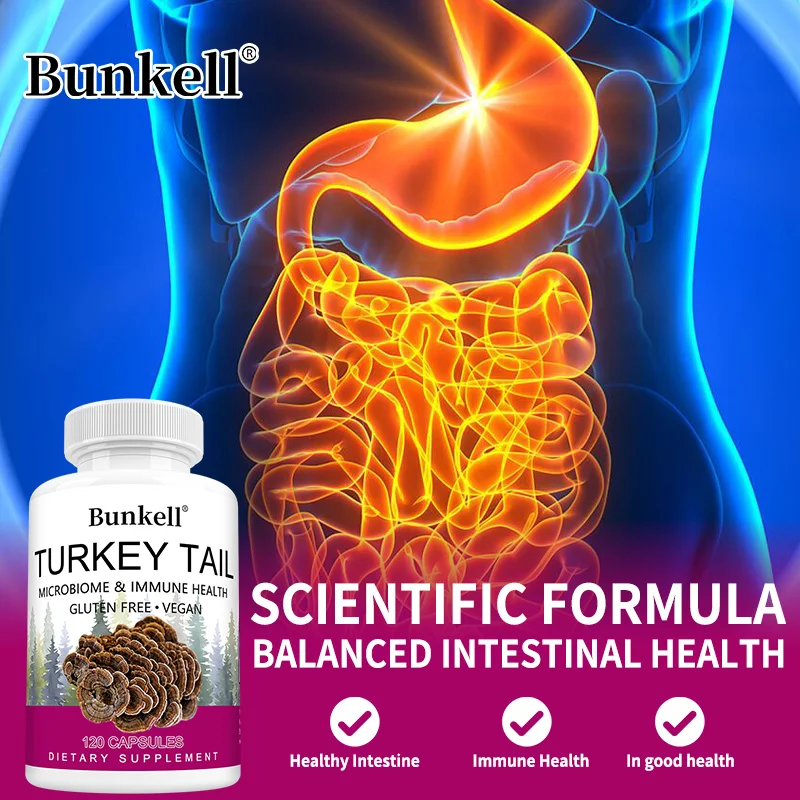 Turkey Tail Mushroom Capsules-Organic Mushroom Supplement for Immune System Health Support, Gut & Digestive Support, 60 Capsules
Turkey Tail Mushroom Capsules-Organic Mushroom Supplement for Immune System Health Support, Gut & Digestive Support, 60 Capsules