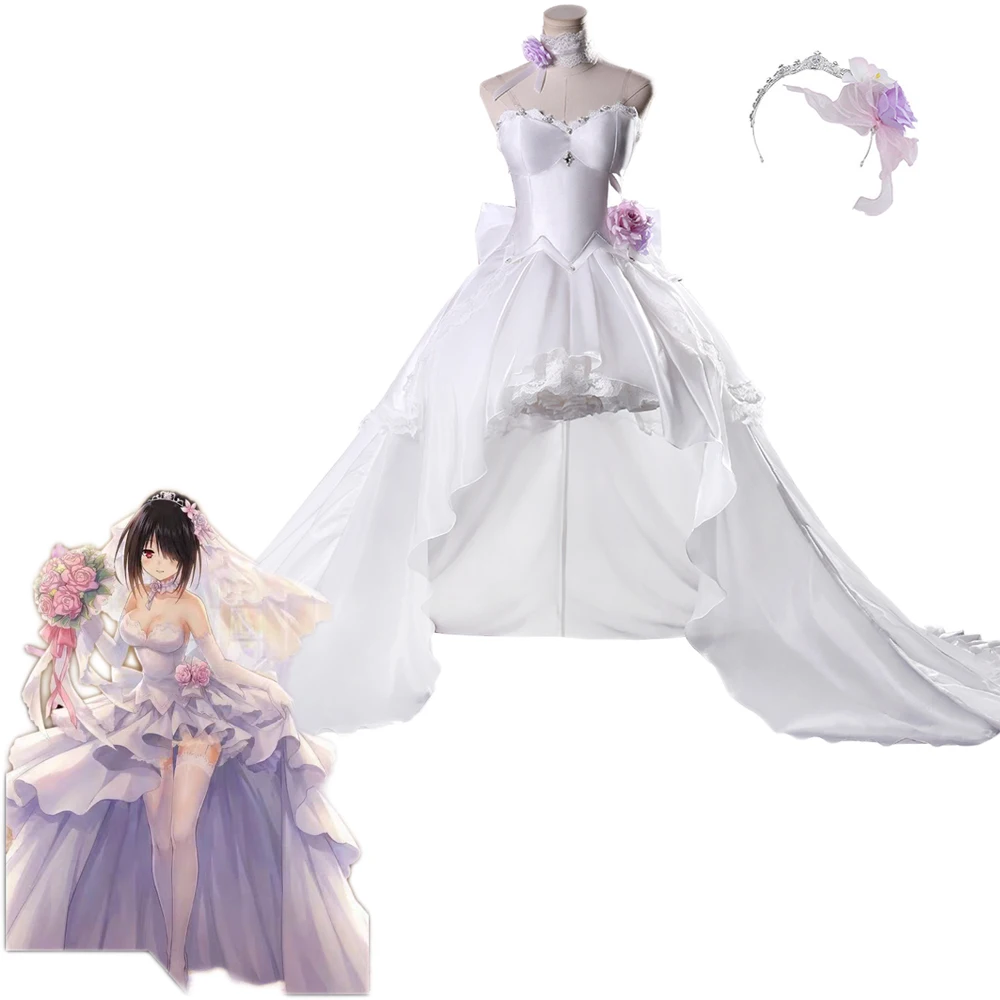 Yatogami Tohka Cosplay White Dress with Headband For Women Female Anime Date A Live Halloween Festival Carnival Outfits
Yatogami Tohka Cosplay White Dress with Headband For Women Female Anime Date A Live Halloween Festival Carnival Outfits