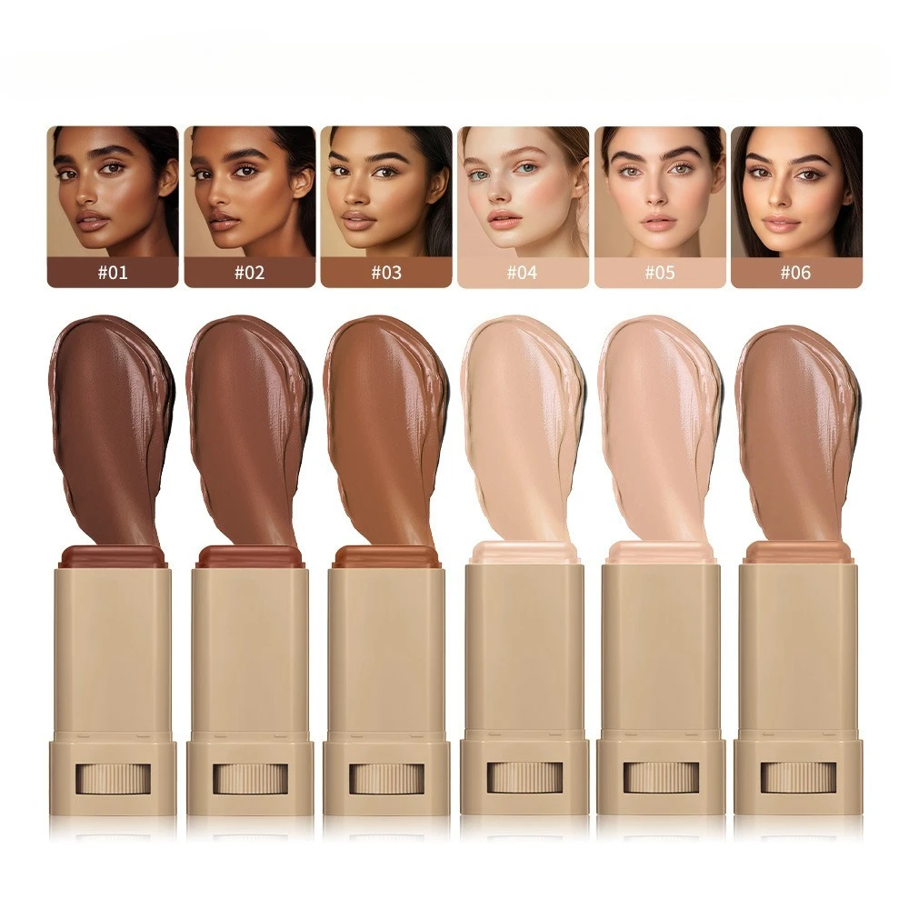 The 6-color Concealer Stick Provides Long-lasting Moisture and A Smooth, Natural Look for Nude Makeup with A Tinted Contour 
The 6-color Concealer Stick Provides Long-lasting Moisture and A Smooth, Natural Look for Nude Makeup with A Tinted Contour