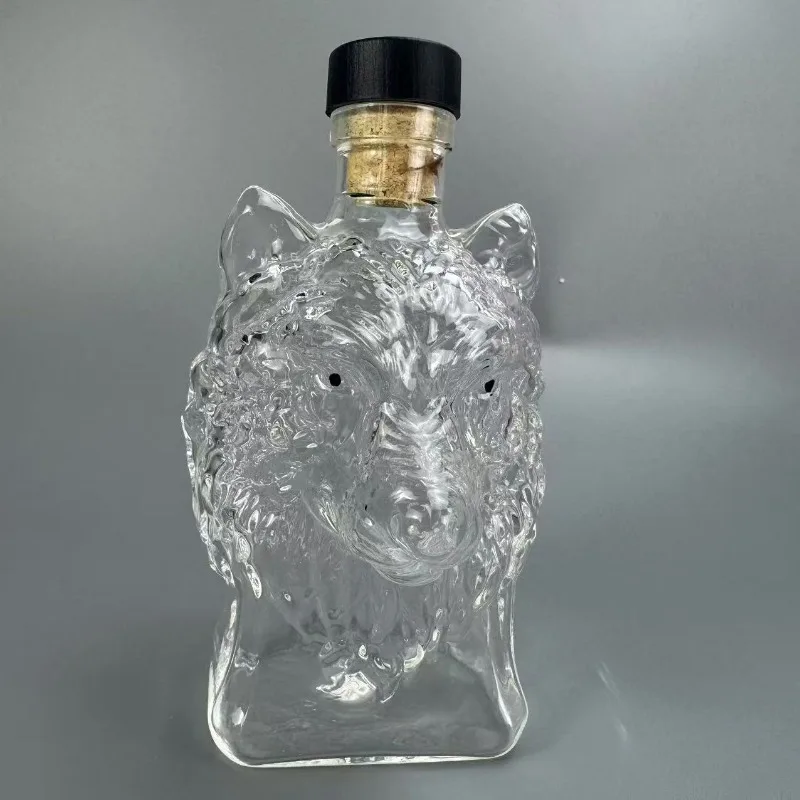 150/350 Ml Wolf Head Shape Design Whiskey Decanter Leak-proof Seal Decanter Wine and Whiskey Accessories for Father's Day Gift
150/350 Ml Wolf Head Shape Design Whiskey Decanter Leak-proof Seal Decanter Wine and Whiskey Accessories for Father's Day Gift