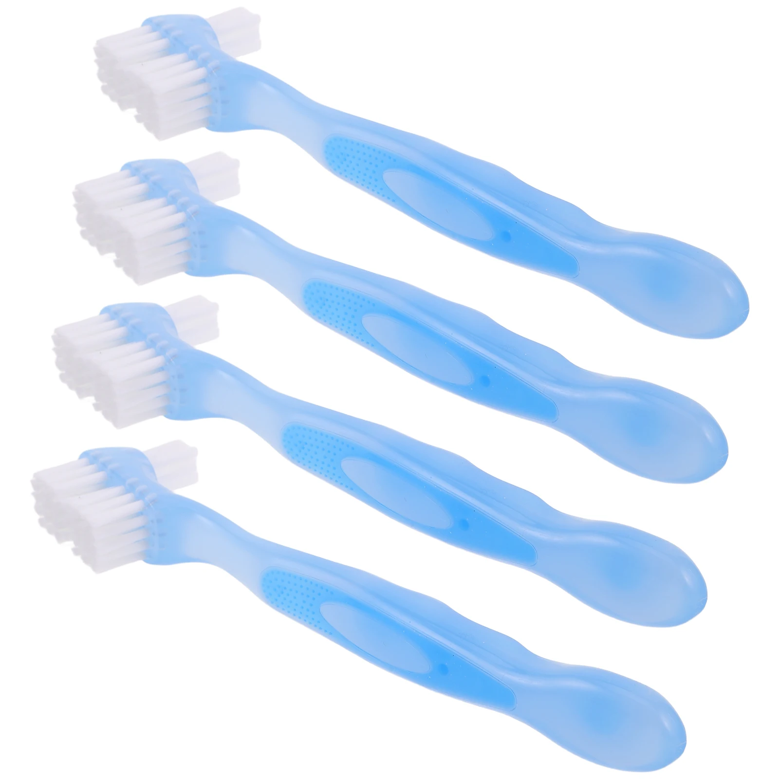 4pcs Denture Toothbrush For Elderly Patients Double-Sided False Teeth Cleaning Brush Soft Hard Bristles Compact Travel Size
4pcs Denture Toothbrush For Elderly Patients Double-Sided False Teeth Cleaning Brush Soft Hard Bristles Compact Travel Size