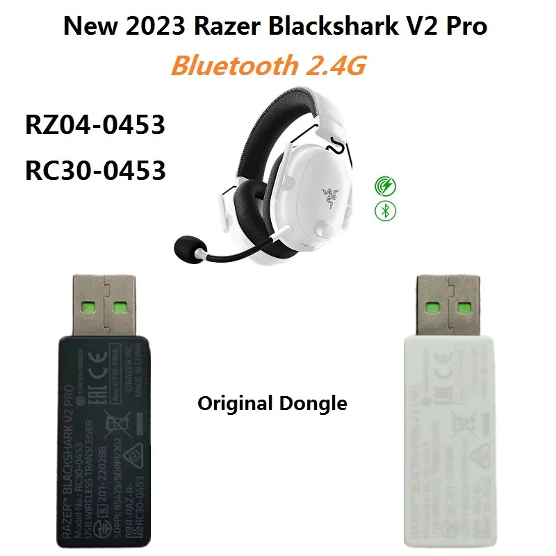 Original USB Dongle Adapter for Razer Blackshark V2 Pro 2023 2.4G bluetooth headphone replacement spare receiver RZ04-0453
Original USB Dongle Adapter for Razer Blackshark V2 Pro 2023 2.4G bluetooth headphone replacement spare receiver RZ04-0453