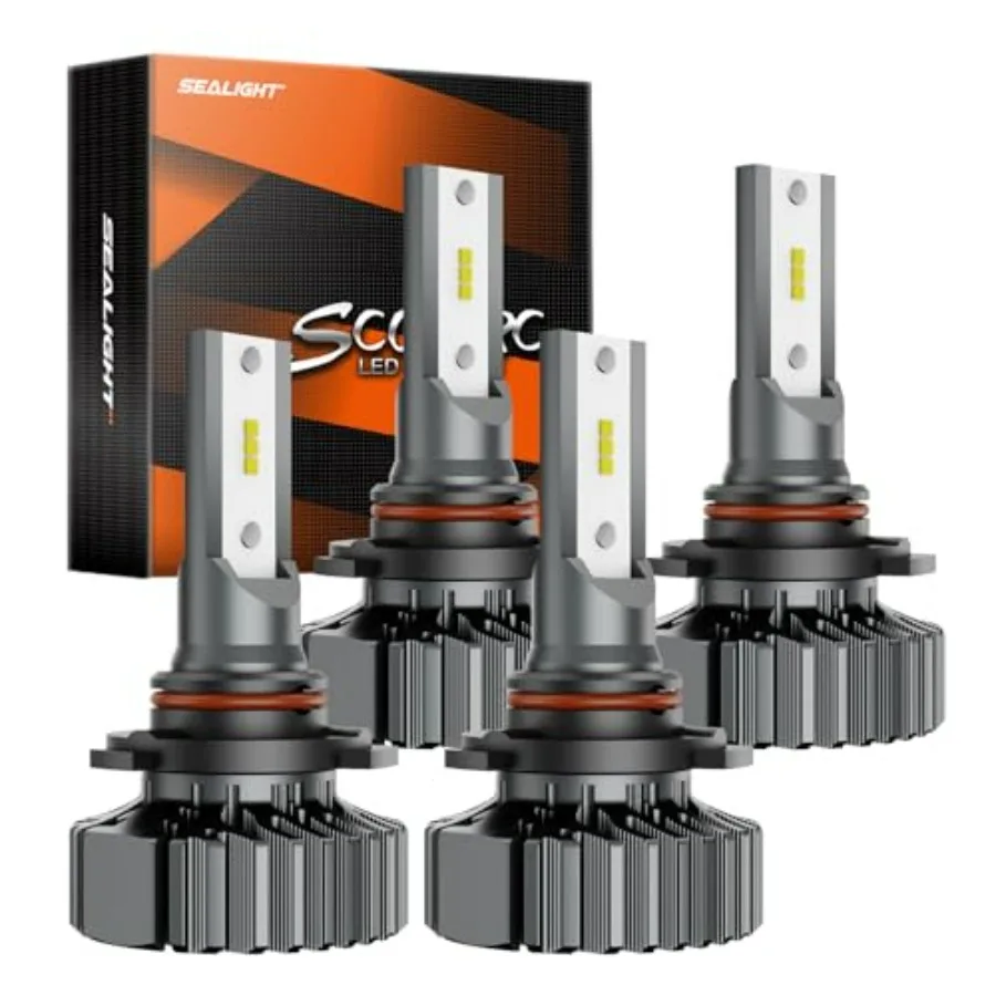 Powersports fog lights: 9005/9006 bulb, 30000LM super bright, 6500K white, fanless design, non-polarity, 3-min plug-and-play in
Powersports fog lights: 9005/9006 bulb, 30000LM super bright, 6500K white, fanless design, non-polarity, 3-min plug-and-play in