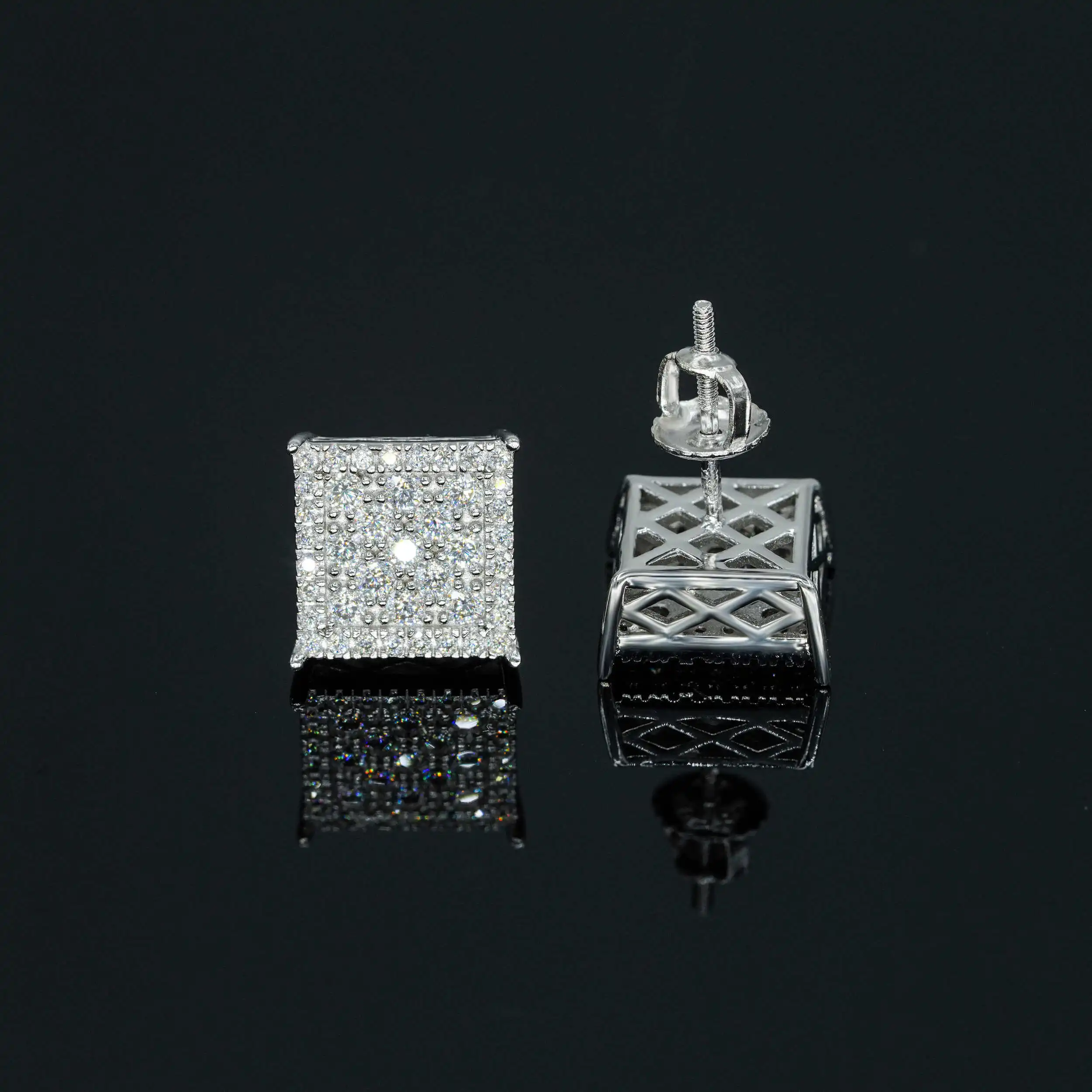 Wholesale price vvs moissanite diamond hip hop jewelry custom 18k gold plated 925 sterling silver stud earrings
Wholesale price vvs moissanite diamond hip hop jewelry custom 18k gold plated 925 sterling silver stud earrings
