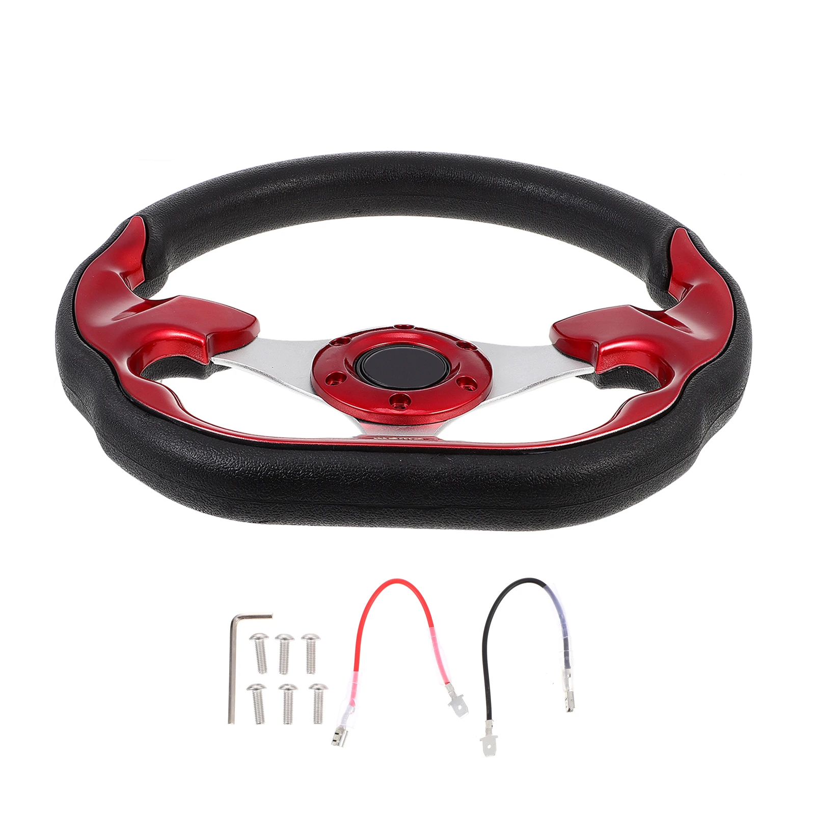 Racing Steering Wheel Red Hub Adapter PU Material High Strength Universal Fit Car Accessories Service Life
Racing Steering Wheel Red Hub Adapter PU Material High Strength Universal Fit Car Accessories Service Life
