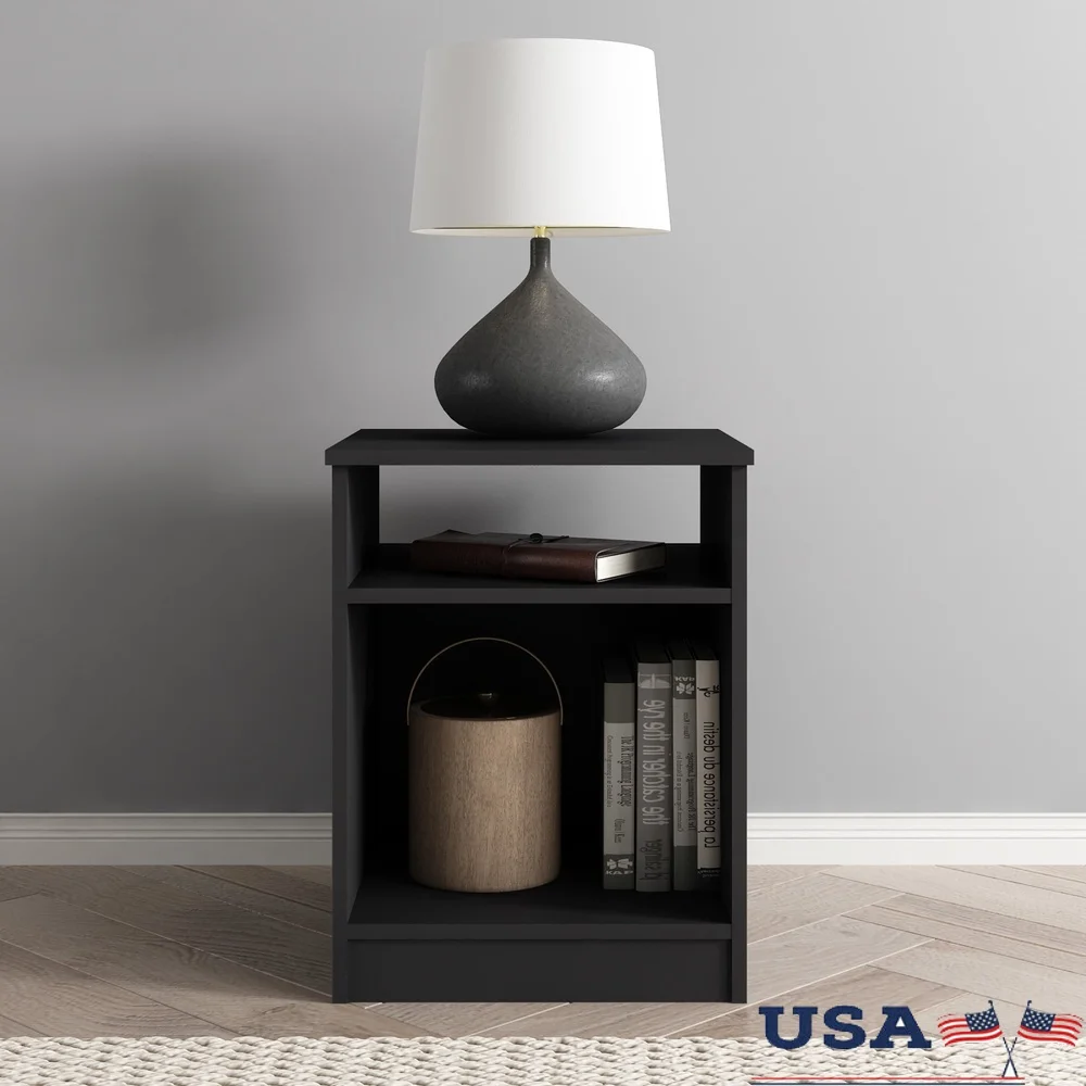 Minimalist Open Shelf Nightstand Easy Assembly Wood MDF Storage Elegant Design Bedroom Furniture Modern Transitional Home Decor
Minimalist Open Shelf Nightstand Easy Assembly Wood MDF Storage Elegant Design Bedroom Furniture Modern Transitional Home Decor