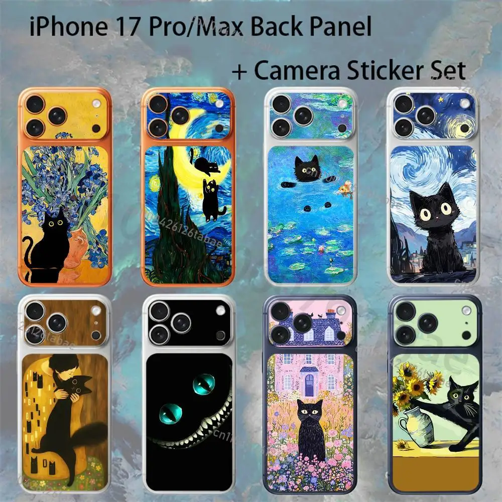 cartoon Van Gogh Monet's Black Cat For iPhone 17proMax/17pro Full Cover Decal Skin Wrap Colorful Rear Protective Sticker Film
cartoon Van Gogh Monet's Black Cat For iPhone 17proMax/17pro Full Cover Decal Skin Wrap Colorful Rear Protective Sticker Film