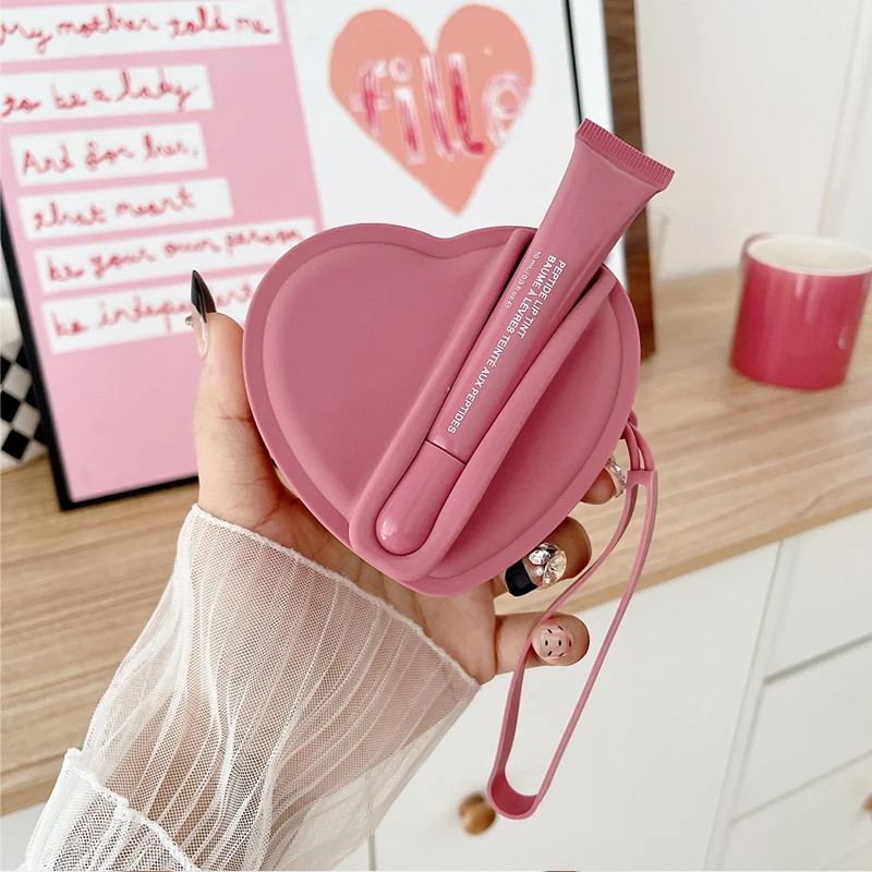 Creative Exquisite Bags Pendant Fashion Design Mini Cosmetic Bags Cute Heart-shape Coin Purses Lipstick Lip Glaze Silicone Bags
Creative Exquisite Bags Pendant Fashion Design Mini Cosmetic Bags Cute Heart-shape Coin Purses Lipstick Lip Glaze Silicone Bags